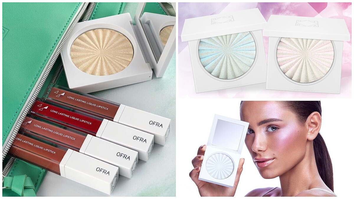 閃出新高度！OFRA換上白色科技感新裝，推出全新歐美部落客聯名激光打亮盤