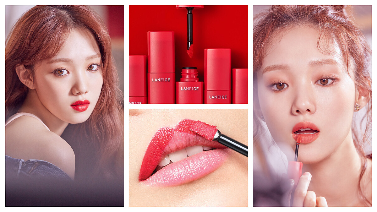 美唇微刺青風潮正熱！Laneige蘭芝最新絲絨水染唇露綻放漂亮飽和霧光！請務必鎖定#1 #3 #5 #9李聖經色號！