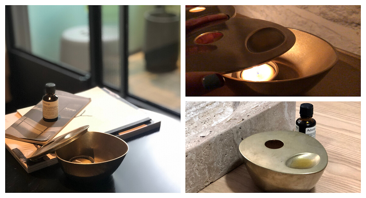 Aesop「黃銅薰香座」，以最療癒的溫度傳遞真實感官氣味