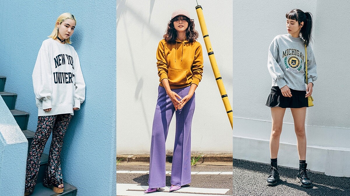 秋冬衣櫃不能少了這一件！跟日本潮人這樣搭大學T 一秒穿出時髦味