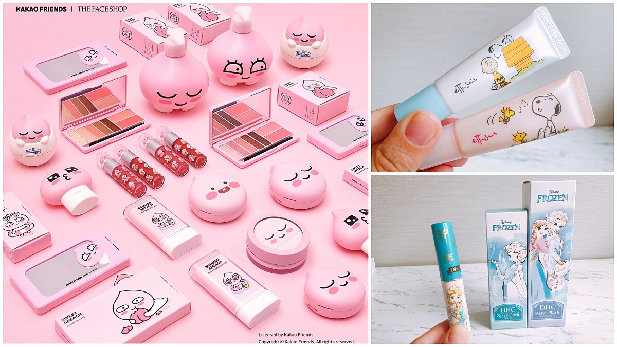 最萌的話題聯名保養都在這！THE FACE SHOP X SWEET APEACH甜桃系列、DHC X 冰雪奇緣，還有艾杜紗 X Snoopy