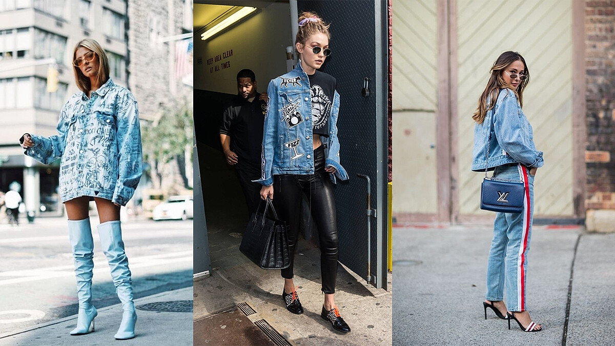 百穿不膩牛仔外套大勢回歸！跟著街頭潮人這樣穿混搭新時髦 Look！