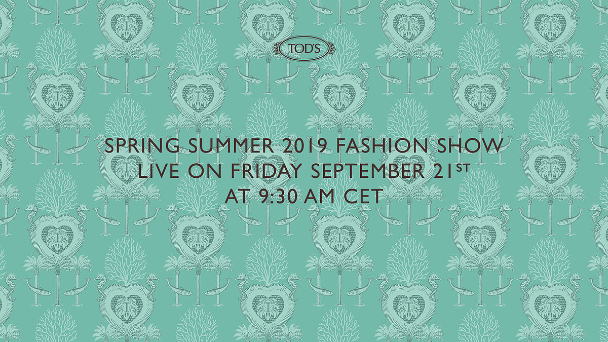 【Live】線上看!TOD'S 2019春夏時裝大秀,將在9/21下午3點半登場