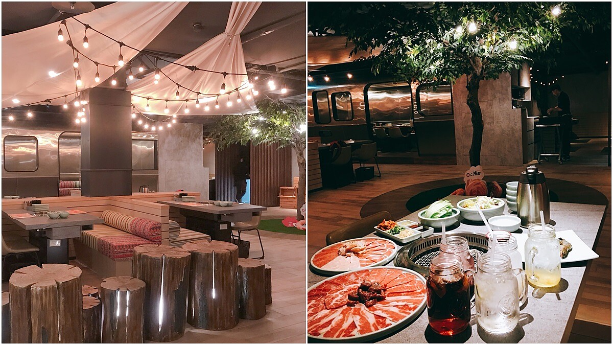 直接把露營車開進百貨裡！桃園打造第一間室內露營地「原燒O-NiKU」，推出多人套餐全新菜單
