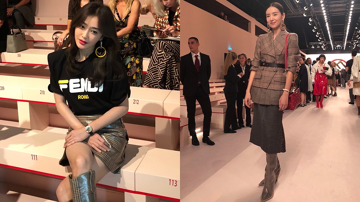Fendi 2019 春夏大秀，兩任富察皇后相見，一個理性一個感性。