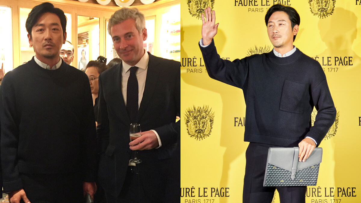 《與神同行》河正宇歐爸帥氣現身！法國經典老牌 Fauré Le Page 首爾專門店盛大開幕~