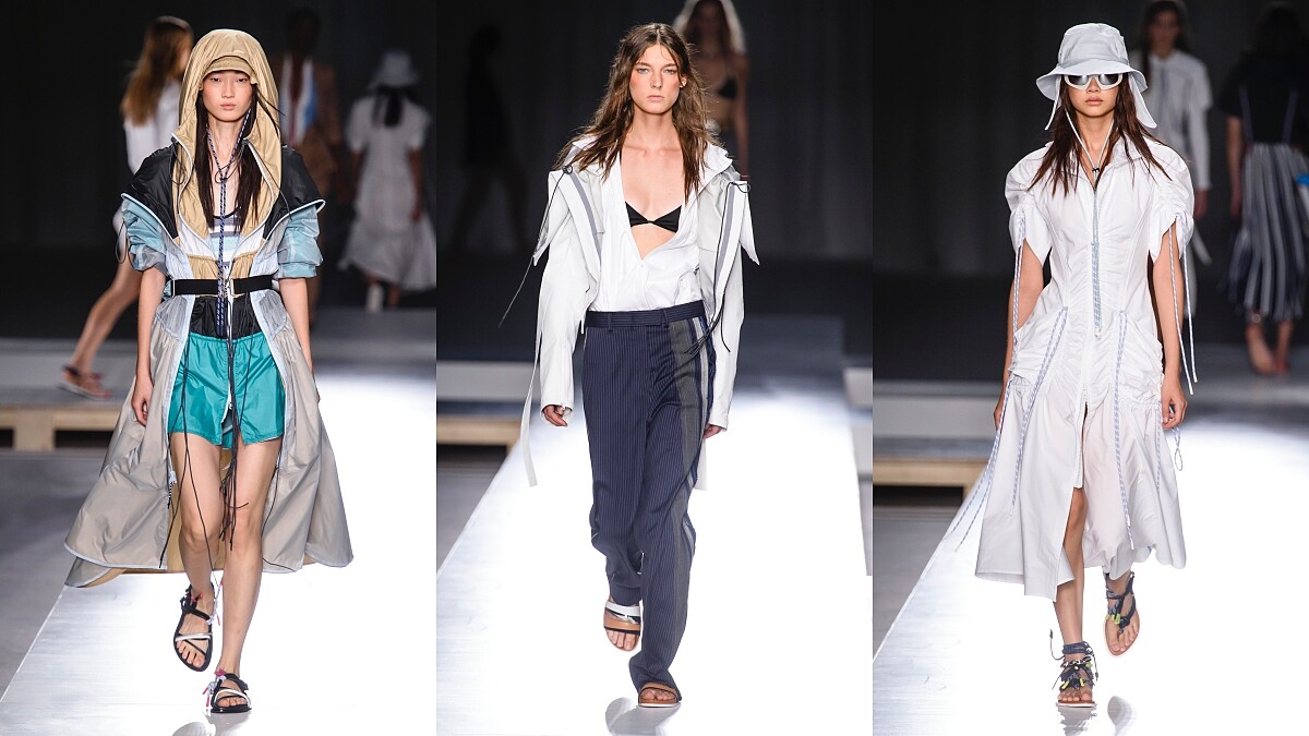 Sportmax 2019 春夏大秀，衝浪女孩衝上伸展台！