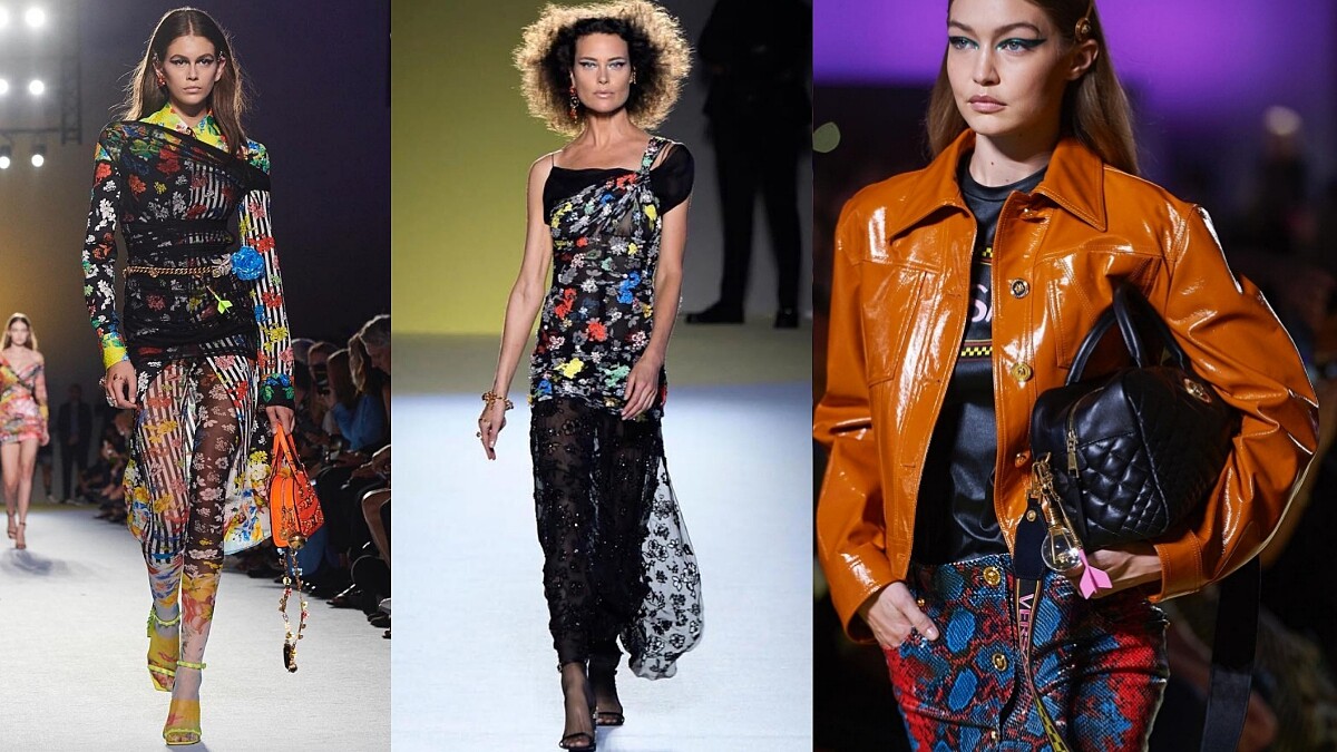 每個女人都是ㄧ種Versace，2019春夏大秀上的超模氣場