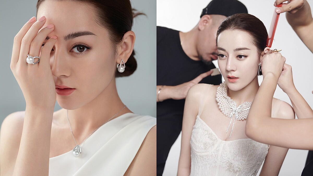 迪麗熱巴出任MIKIMOTO最新亞洲區代言人，形象大片畫面實在太美！