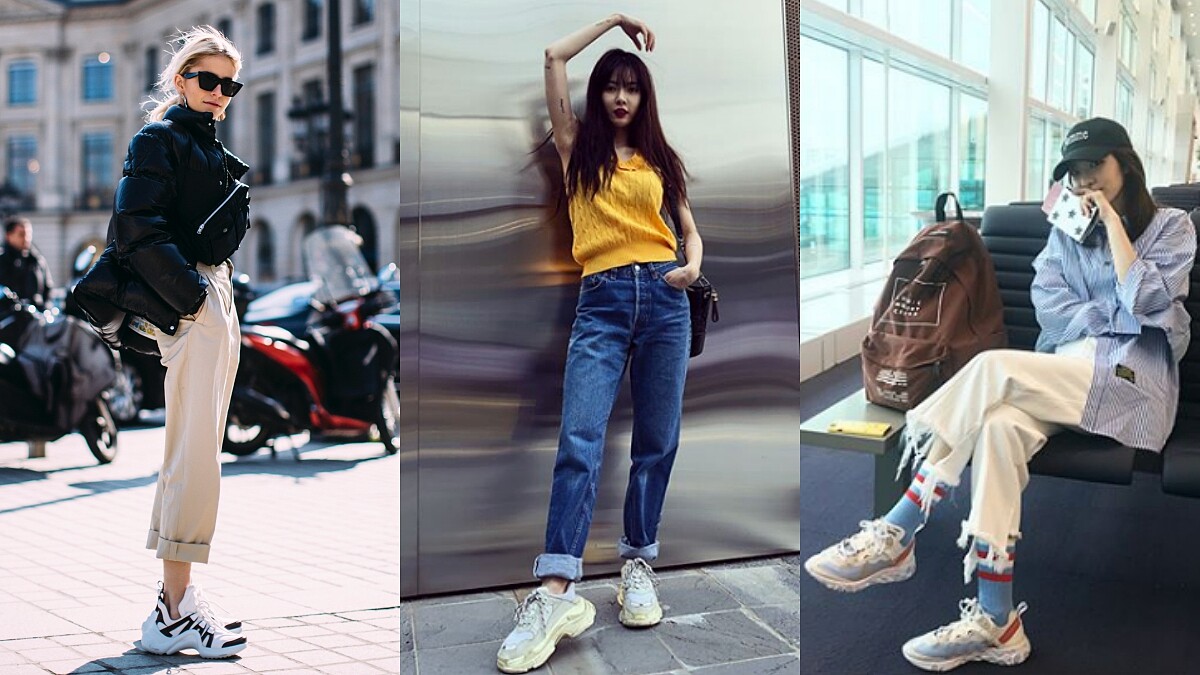 有了老爹鞋卻不知道怎麼穿搭?跟上泫雅、Dara...潮流界的指標人物一起掌握最夯老爹風!