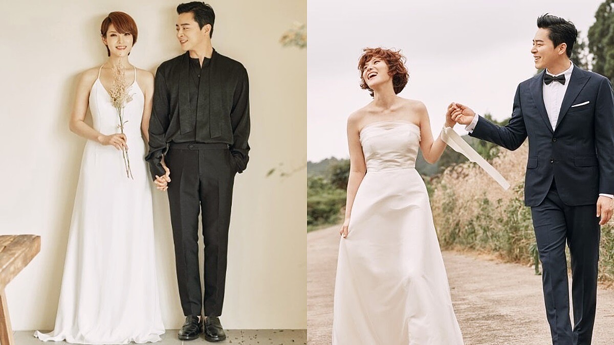 曹政奭與Gummy愛情長跑6年終於完婚！簡約風早秋婚紗照超甜蜜