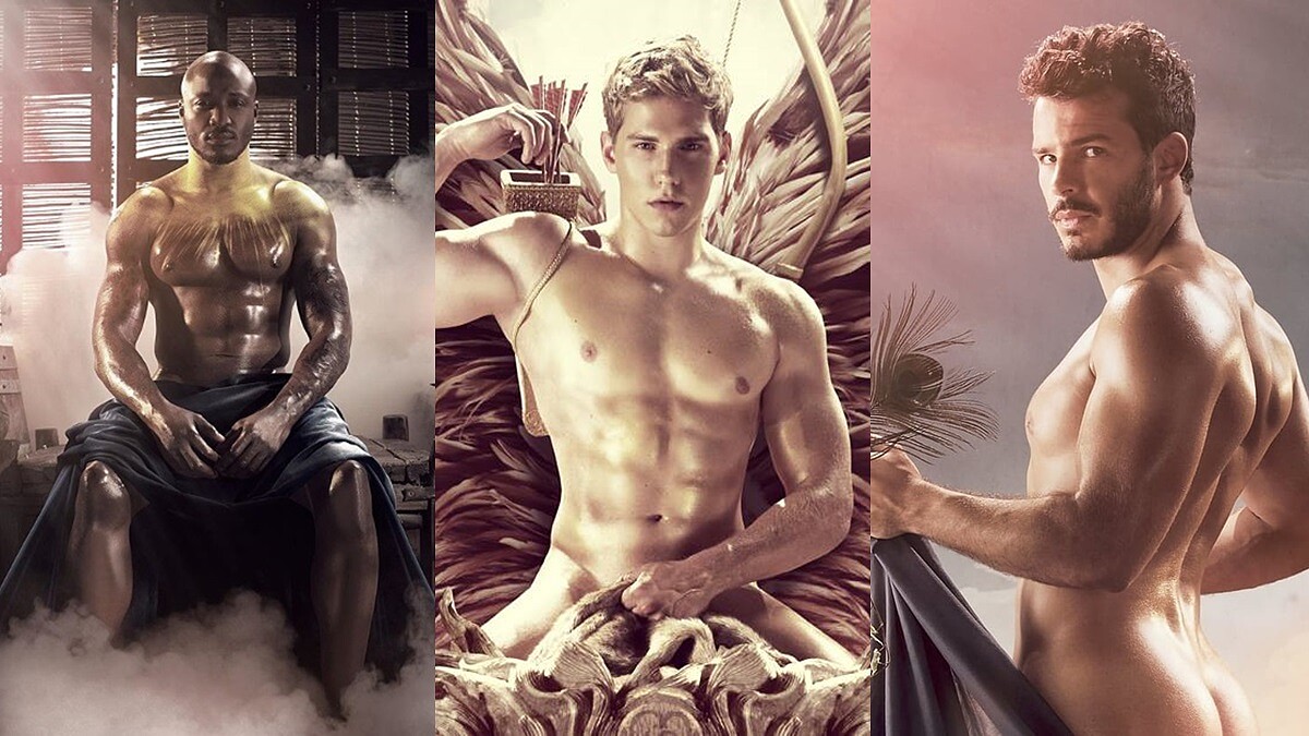 這個愛神我可以！法國鮮肉運動員化身希臘男神，2019《體育場之神》裸體月曆熱騰騰出爐