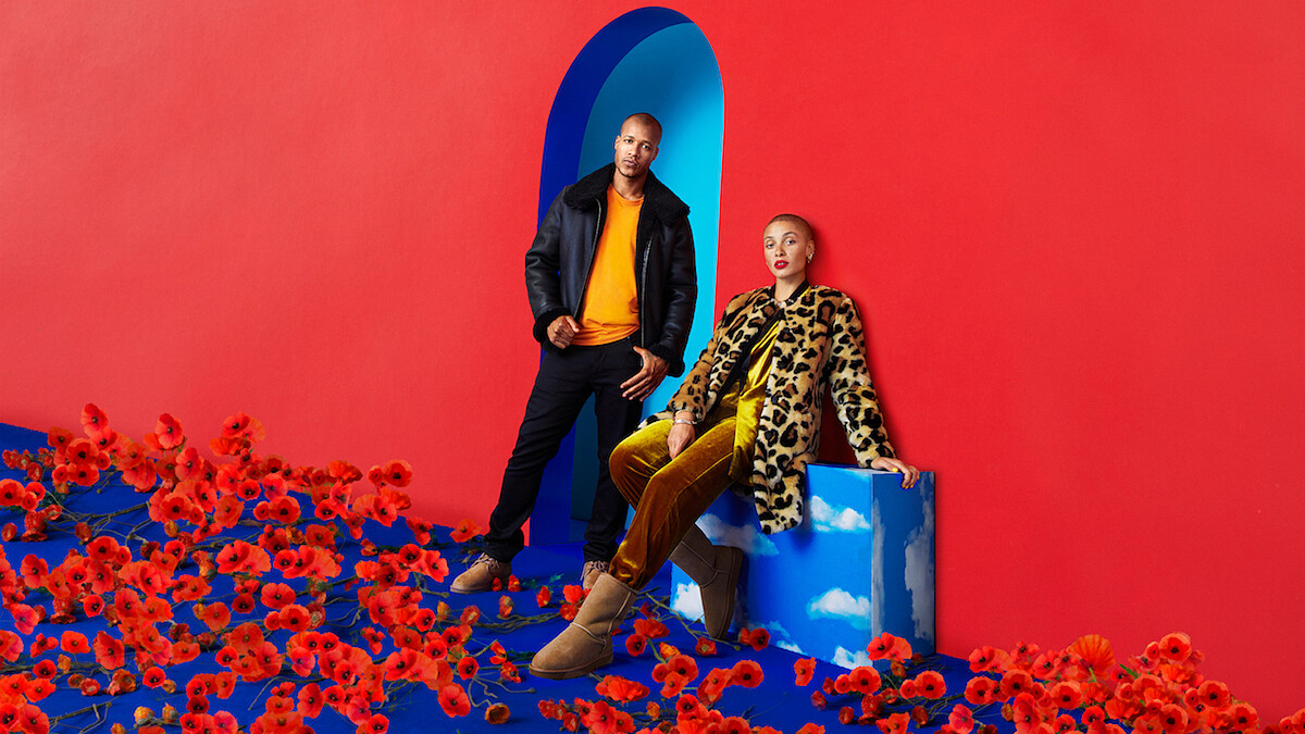 由超模Adwoa Aboah與時裝設計師Heron Preston共同演繹，為UGG® 40周年開啟全新篇章