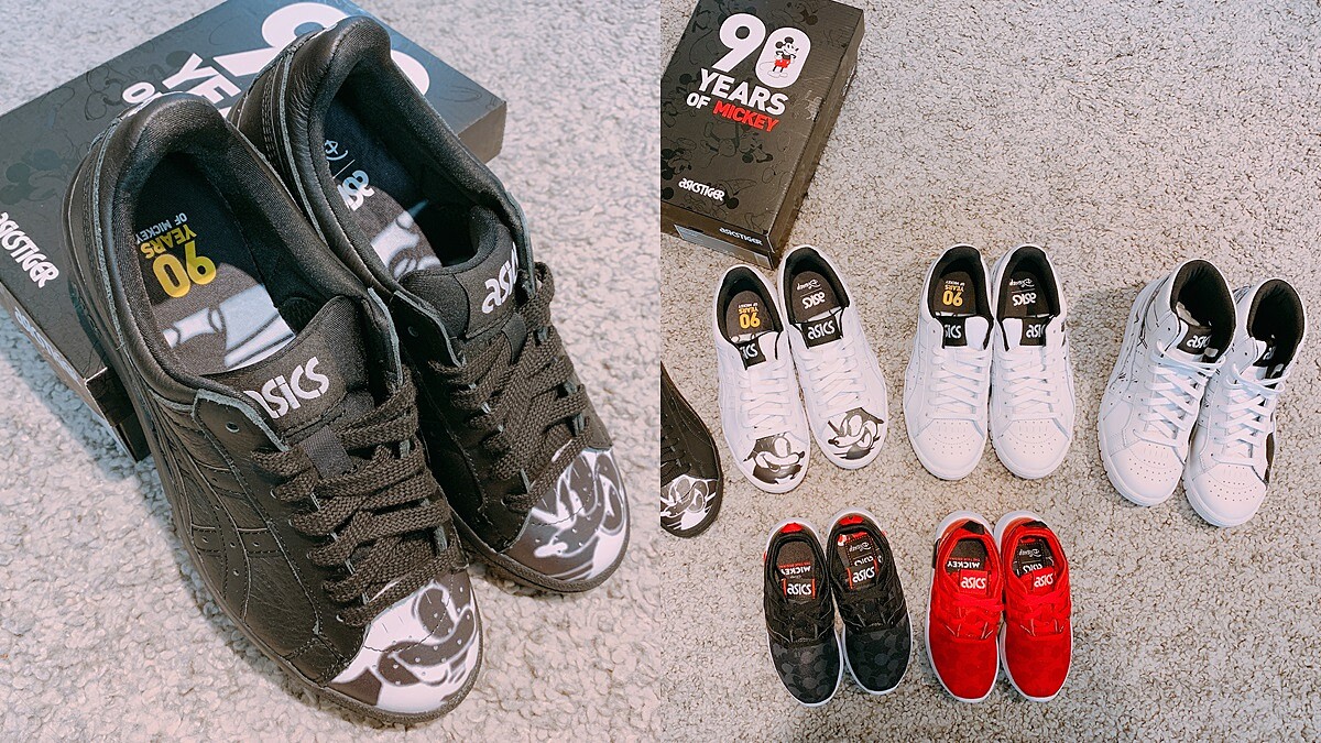 第一代米奇圖騰、90歲復古鞋款絕對要收！ASICSTIGER與迪士尼聯名米奇90周年紀念鞋