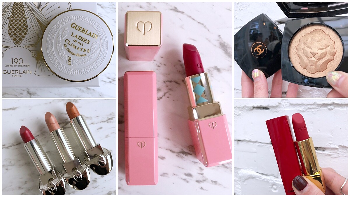 【2018聖誕彩妝Part 6】香奈兒獅子圖騰亮采盤、肌膚之鑰櫻花粉訂製唇膏、嬌蘭復刻190年蜜粉餅登場,通通是美到錢包會自動打開的夢幻逸品!