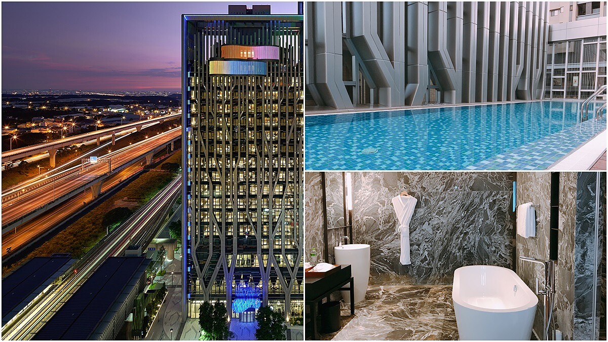 原來機捷旁被樹木包圍的是這間飯店！林口亞昕福朋喜來登酒店新開幕，三井Outlet步行就會到