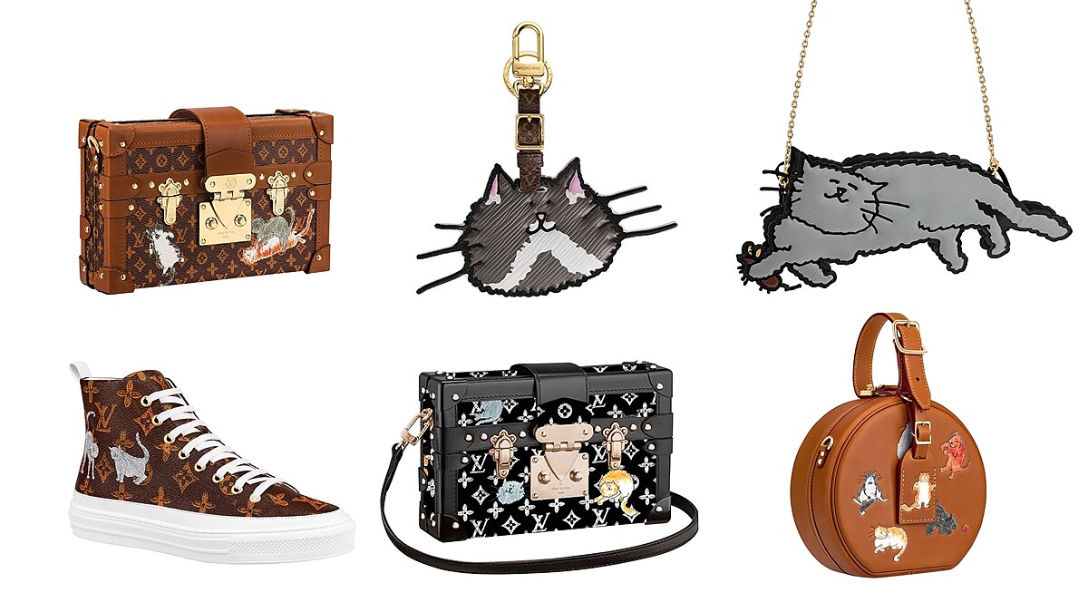 貓奴又要失心瘋!Louis Vuitton聯手Grace Coddington推出超萌喵星人系列