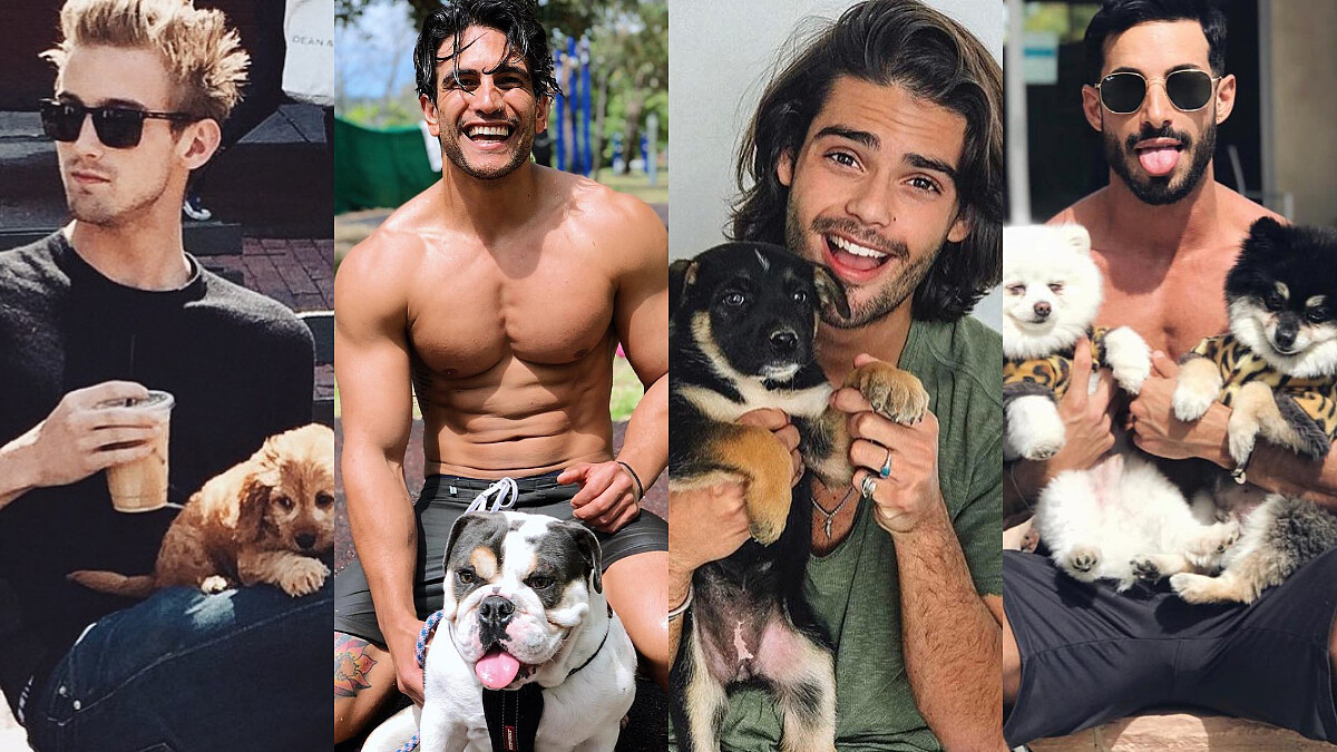 愛動物男人好性感~「Hot Dudes With Dogs」IG帳號太逆天,萌帥混合的感覺讓人秒融化!