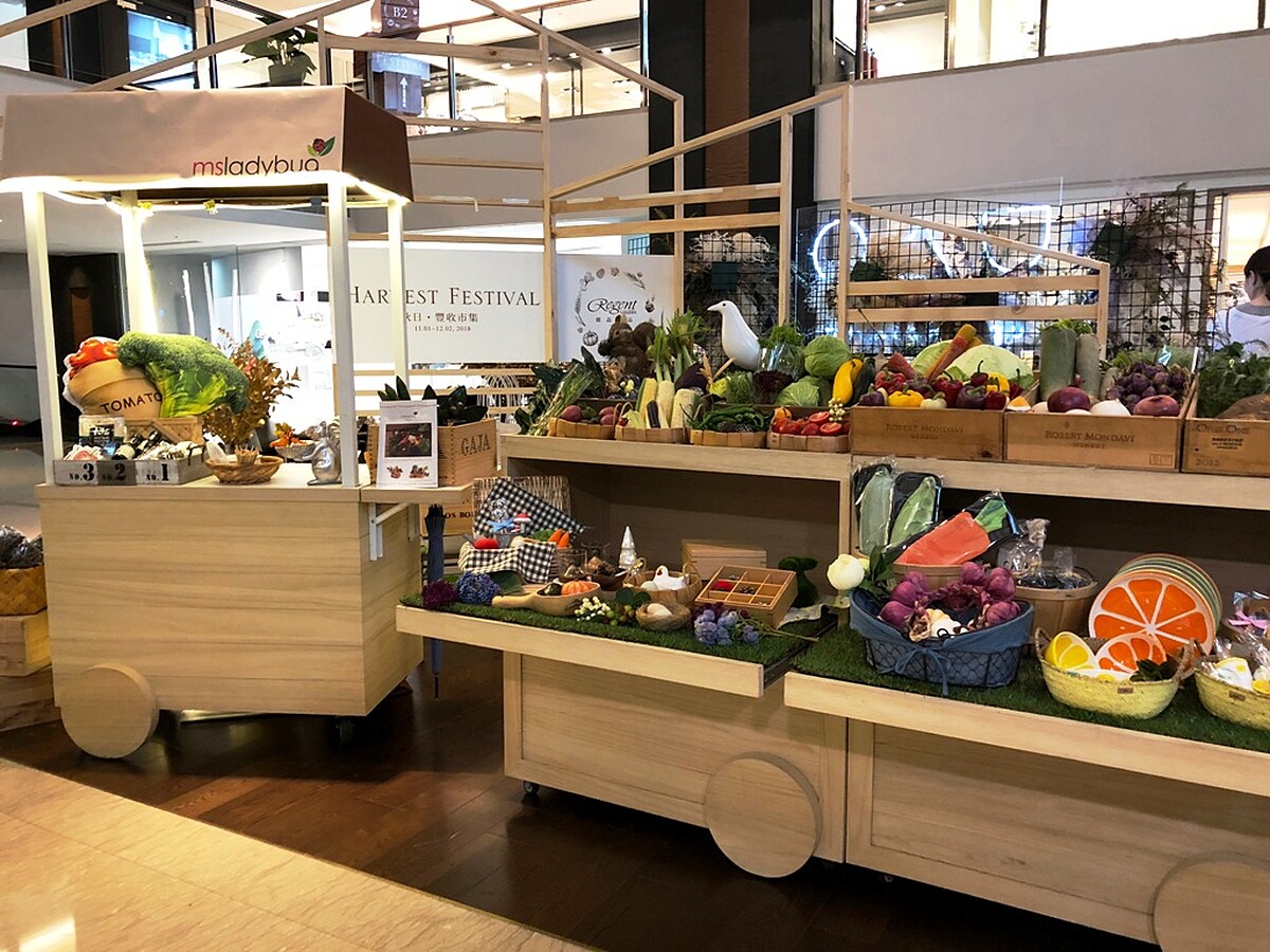 這個市集能忘憂 風格果實小禮籃、質感花藝派對小禮、秒殺美式肉桂捲名店 台北晶華隱藏版《秋日‧豐收市集》為感恩節加溫