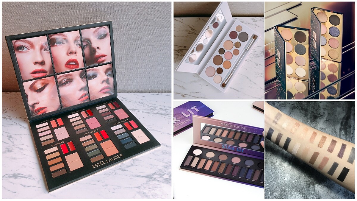 【2018聖誕彩妝Part11】這一盤最狂!雅詩蘭黛、倩碧、MAKE UP FOR EVER多色眼影盤,趁聖誕買起來