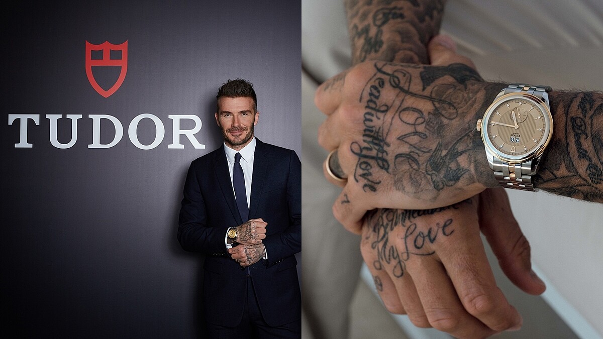 女生戴也帥翻!貝克漢代言帝舵表Tudor Glamour Double Date駿珏雙位日曆型新款上市