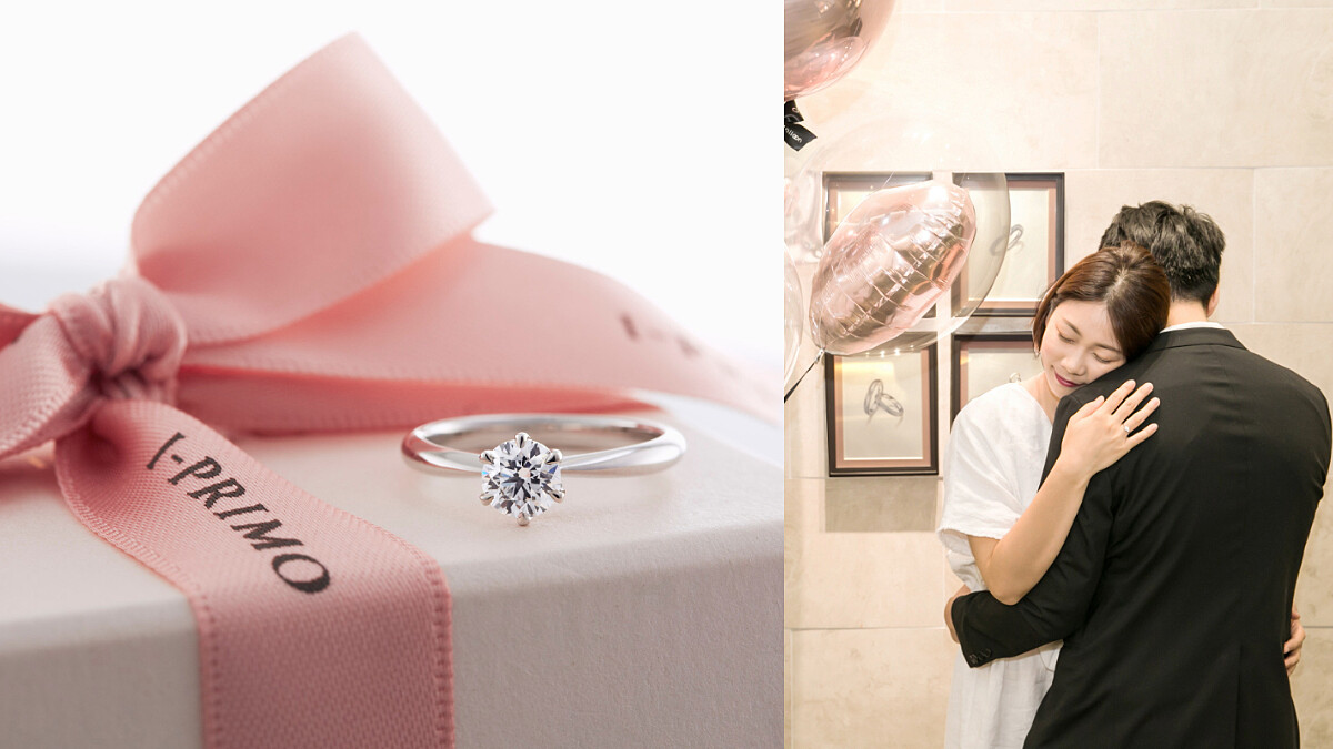 沒有壓力的幸福婚禮，就從能夠讓新人們輕鬆入荷的美麗鑽石婚戒開始吧！