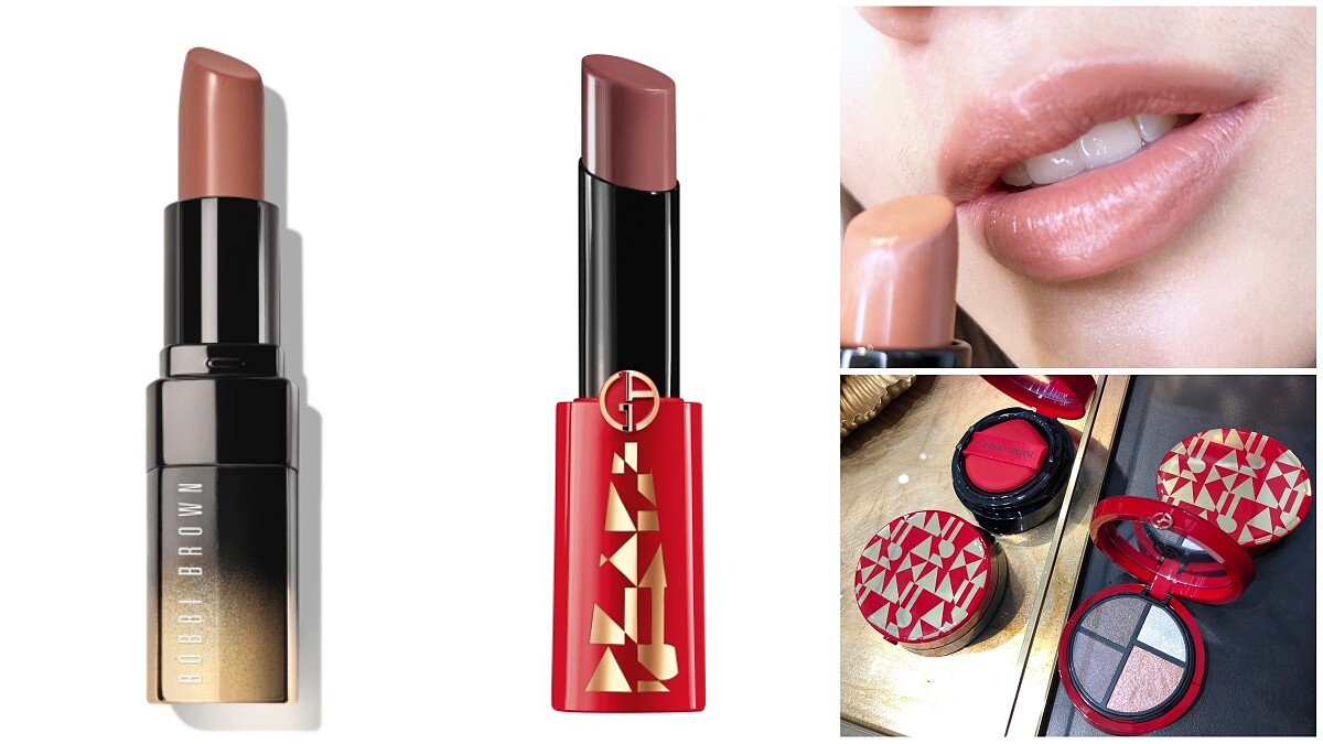 最吸睛限量口紅！Giorgio Armani奢華訂製緞光水唇膏#203、Bobbi Brown #Uber Beige暖棕紅冬日必備