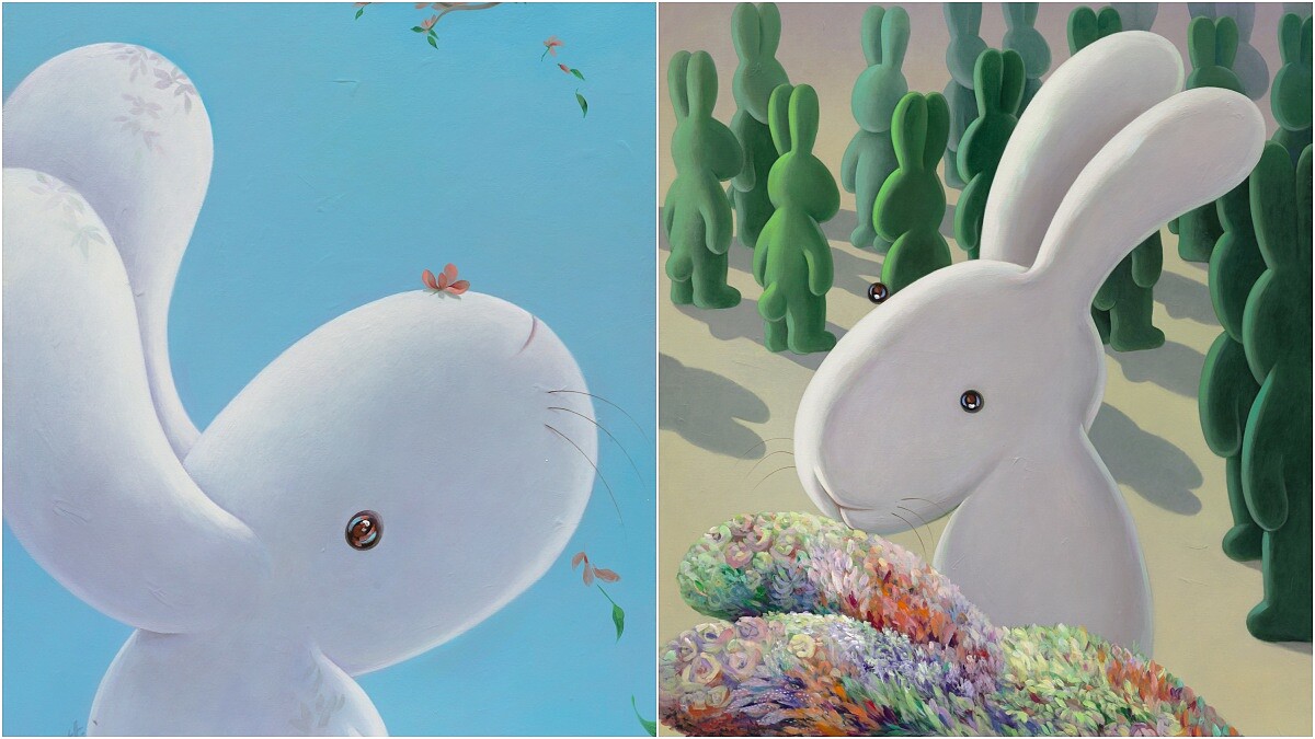 180cm巨兔來襲！到信義誠品看兔子尼尼的異想世界！