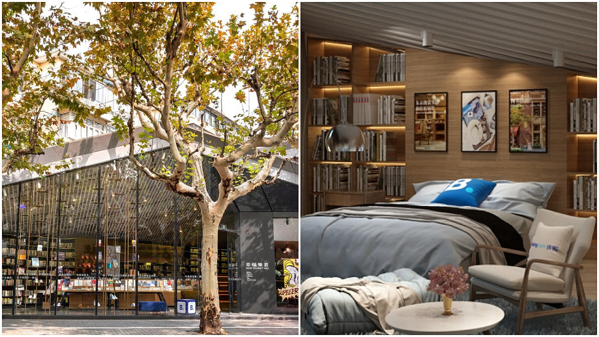 書店內建書牆秘室臥床 Booking.com亞洲首間「快閃書屋」讓愛閱客一夜好眠