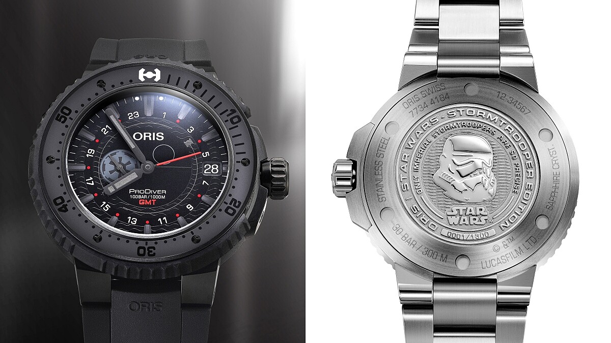 《星際大戰》的粉絲注意了！黑武士圖示、風暴兵頭盔、限量編號與電影名言...均藏在Oris的全新限量聯名錶款！