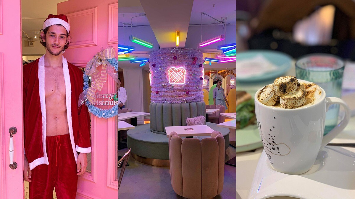 竟然有性感匈牙利聖誕鮮肉桌邊服務！Dazzling Cafe打造夢幻打卡粉紅場景，推出聖誕限定套餐