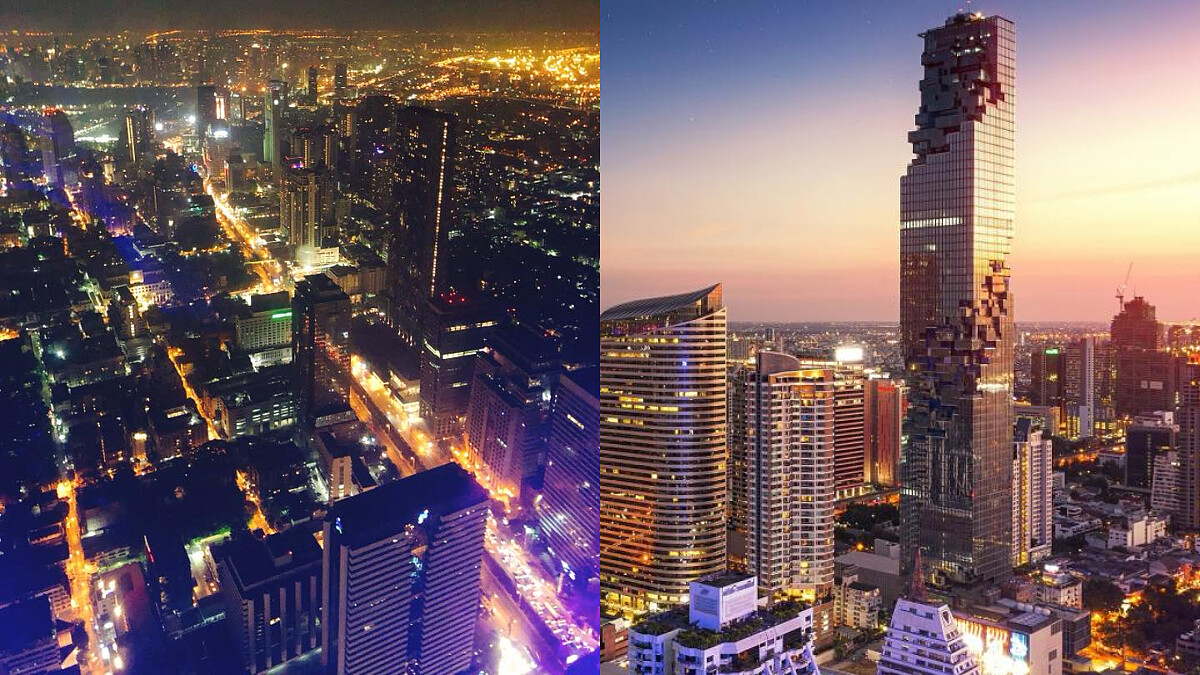  美到頭暈腿發軟！50秒直達74樓，泰國曼谷全新高空地標「Mahanakhon Skywalk」，為了這360度的百萬美景值得啦！(文章內含實訪影片)