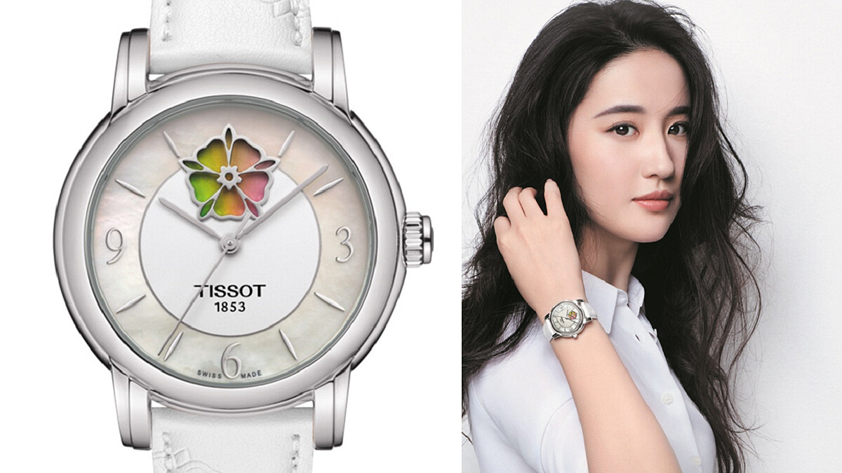 跟著妳一起走出七彩曼陀羅花卉風彩 現在‧未來‧都將由TISSOT Lady Heart陪妳度過開心的日常