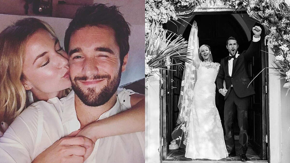 恭喜！美劇《復仇》情侶愛情長跑7年結婚啦，艾蜜莉范坎普IG曬婚照甜蜜破表