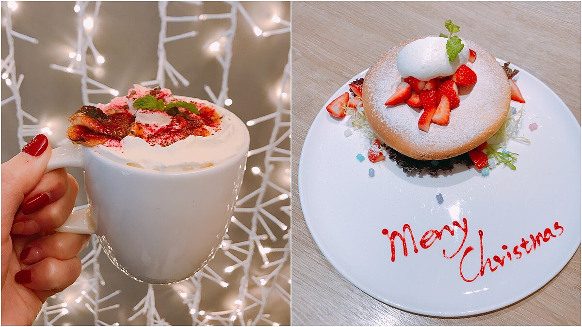 冬季必吃草莓系鬆餅！微兜「鮮草莓芭蕾瓦帕」一刀切下起司瀑布跟麻糬緩緩流出好療癒