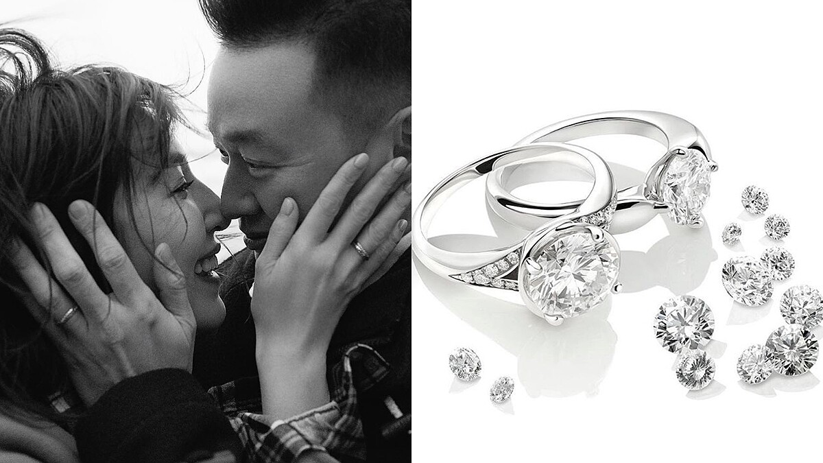 楊謹華時髦混搭不同材質、賈靜雯搭配優雅珍珠、簡嫚書選擇閃亮鑽石...女神們的夢幻婚戒與珠寶細節，原來是來自...