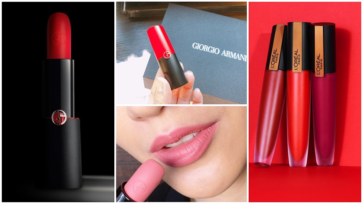 霧到極致卻不怕乾！霧面唇彩再添新亮點：Giorgio Armani奢華訂製柔霧唇膏、巴黎萊雅持色印記空氣吻唇露
