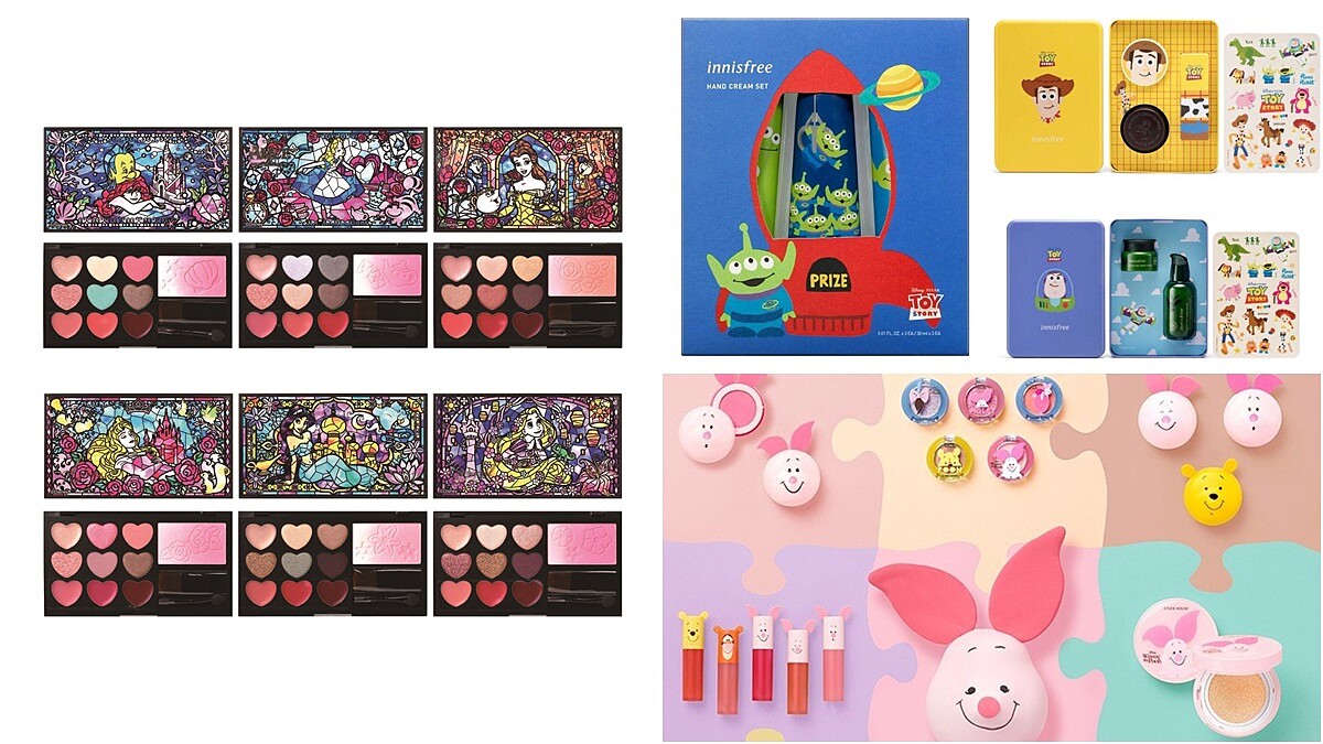 迪士尼迷必收藏！innisfree X玩具總動員、Etude House X小熊維尼、It's Demo X 迪士尼公主打造超萌聯名系列