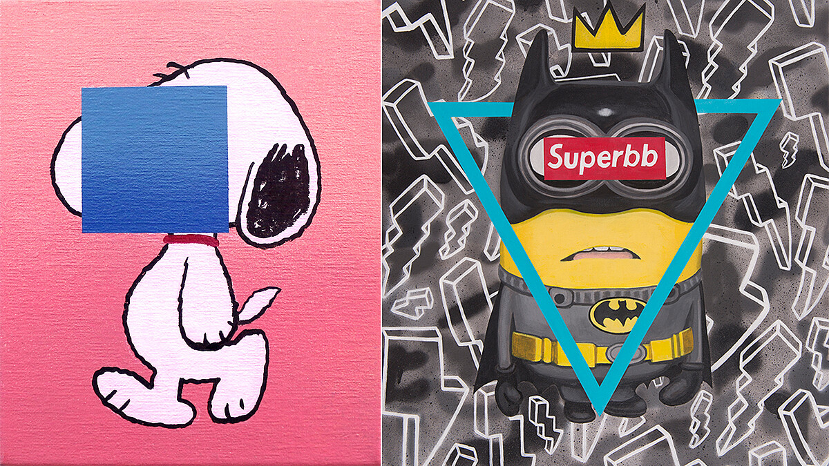 當卡通人物化身可愛創作！新苑藝術《呵呵—王建揚個展》