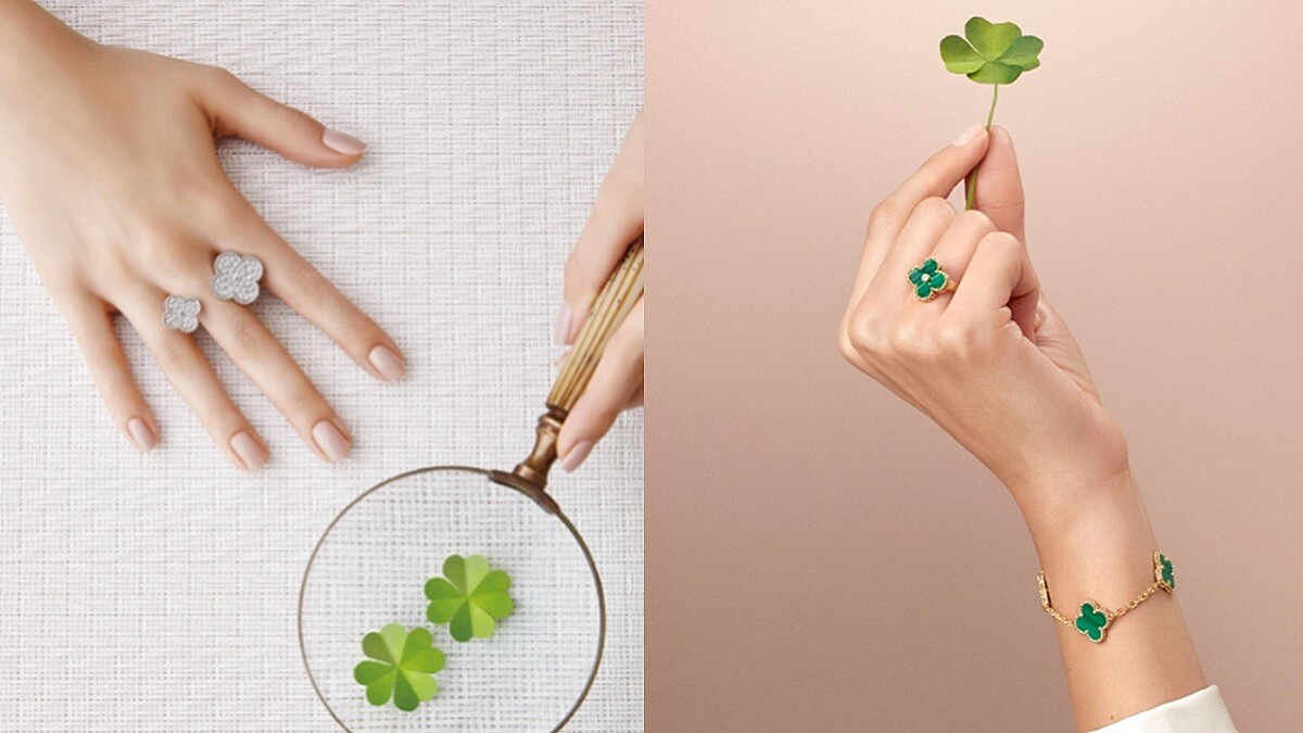 戴上梵克雅寶Alhambra許下新年好運願望