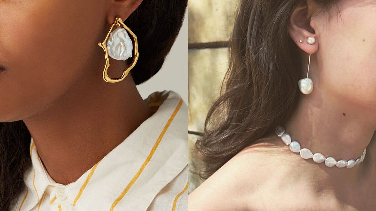 【珠寶小學堂】不完美最時髦!不規則造型巴洛克珍珠、粉紅色孔克珍珠、橙色美樂珍珠…的自然與美好