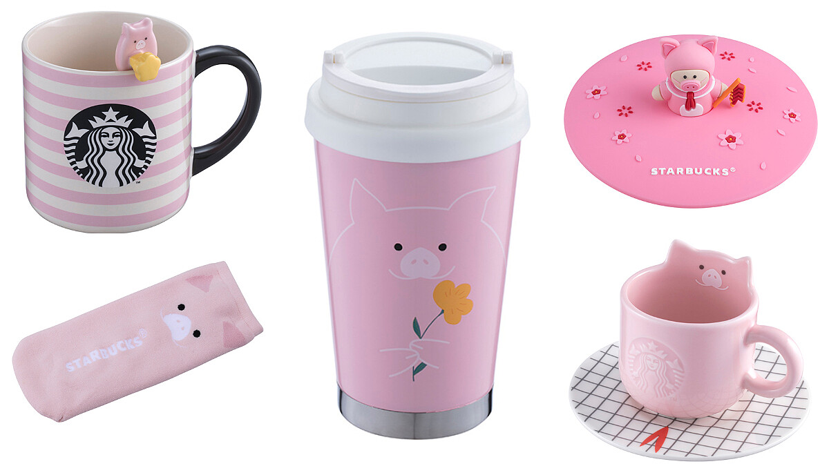粉紅豬豬太可愛了啦！星巴克推出2019超萌豬年杯款，連粉紅控都心動了