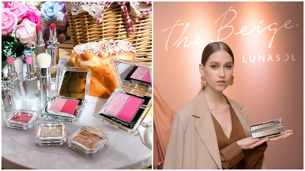 美到守不住荷包！2019年日系春妝：LUNASOL經典大地眼彩盤、JILL STUART經典風尚眼彩、Decorte舞蝶絲絨蜜粉