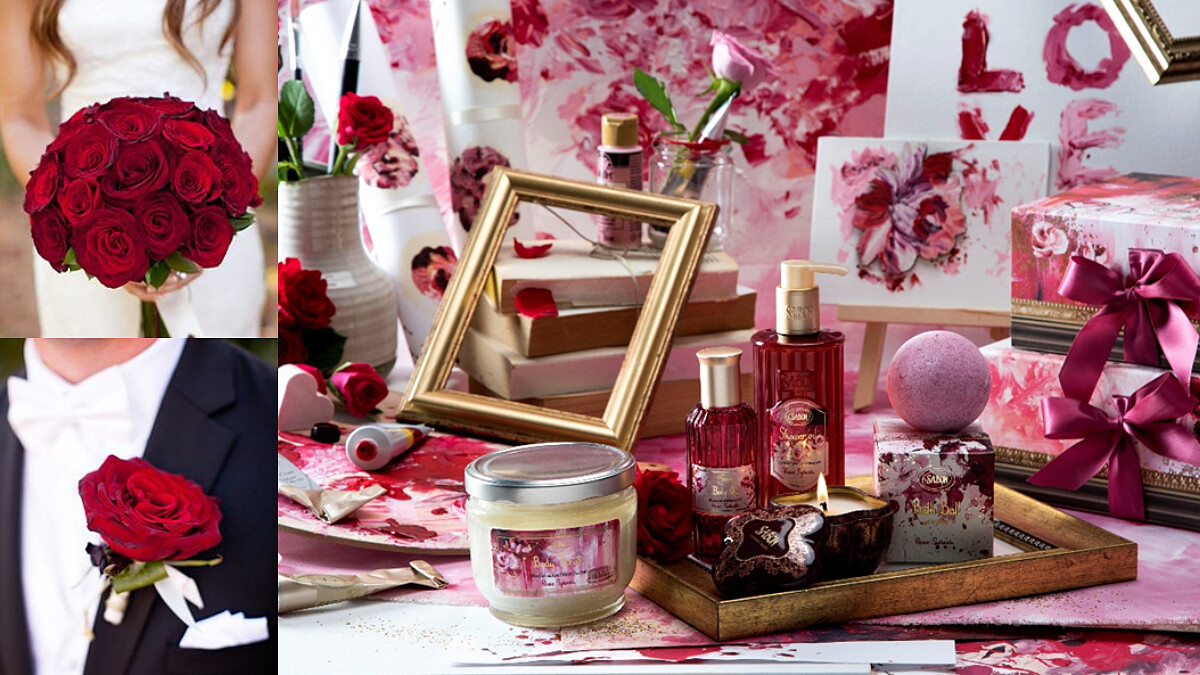 獻給愛情的玫好〜今年情人節的甜滋滋感情在升溫玫瑰花兒香氛組請收 ！M編還幫妳想好送男友的最強present！