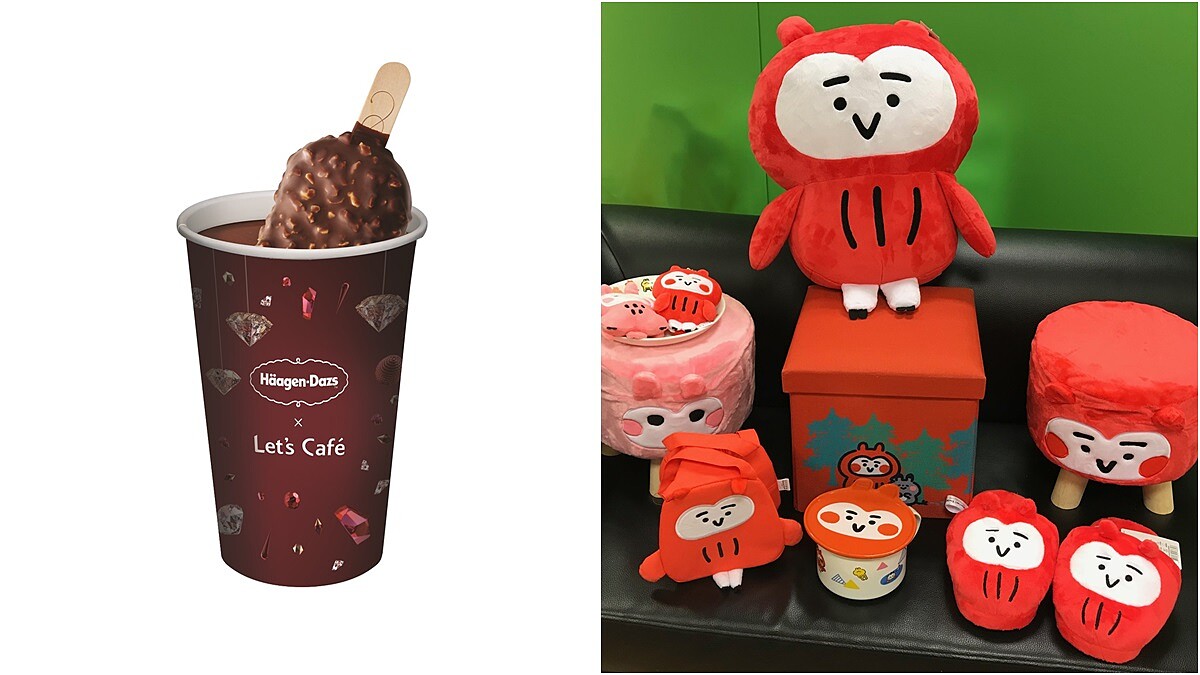 冬季必喝的暖心可可！全家Let’s Café X哈根達斯雪糕新推出「巧雪可可」，還有全新集點卡娜赫拉短耳貓頭鷹小物