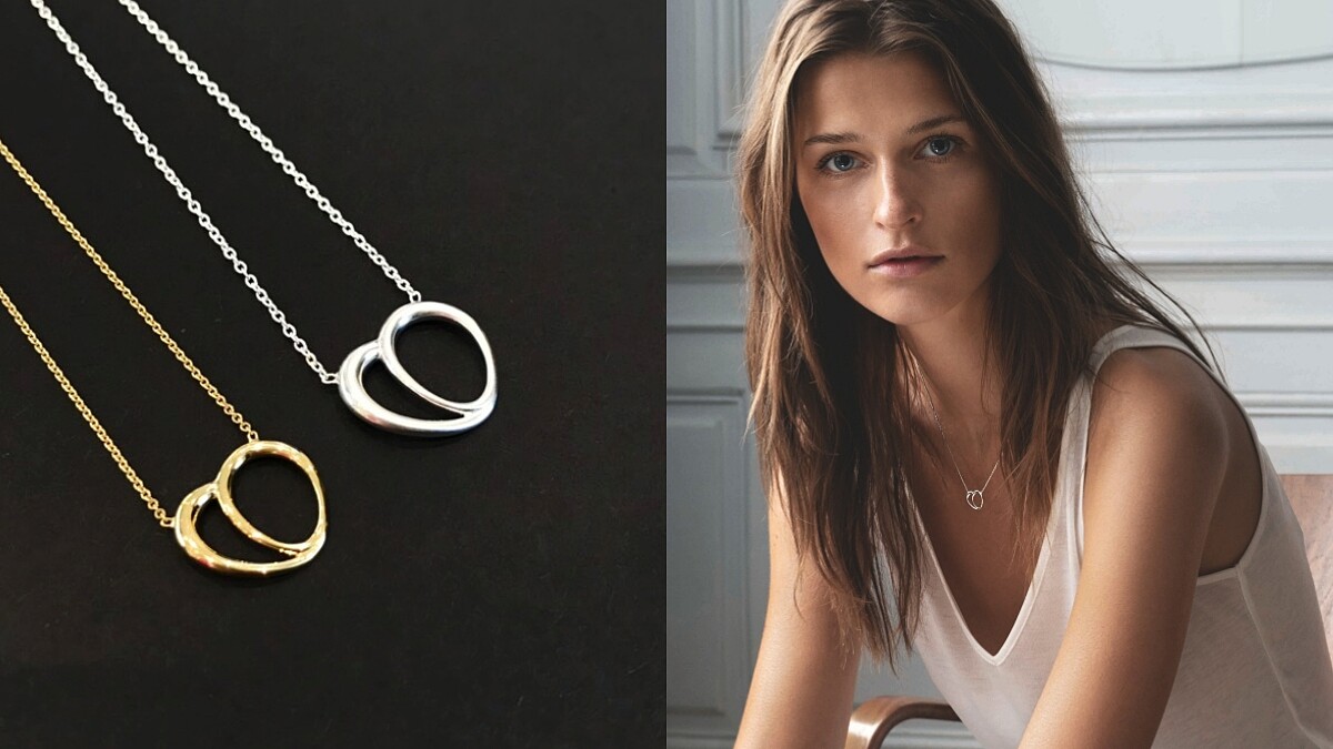 Georg Jensen全新款心型項鍊，使你在浪漫情人節裡表達對戀人心心相印的情意！