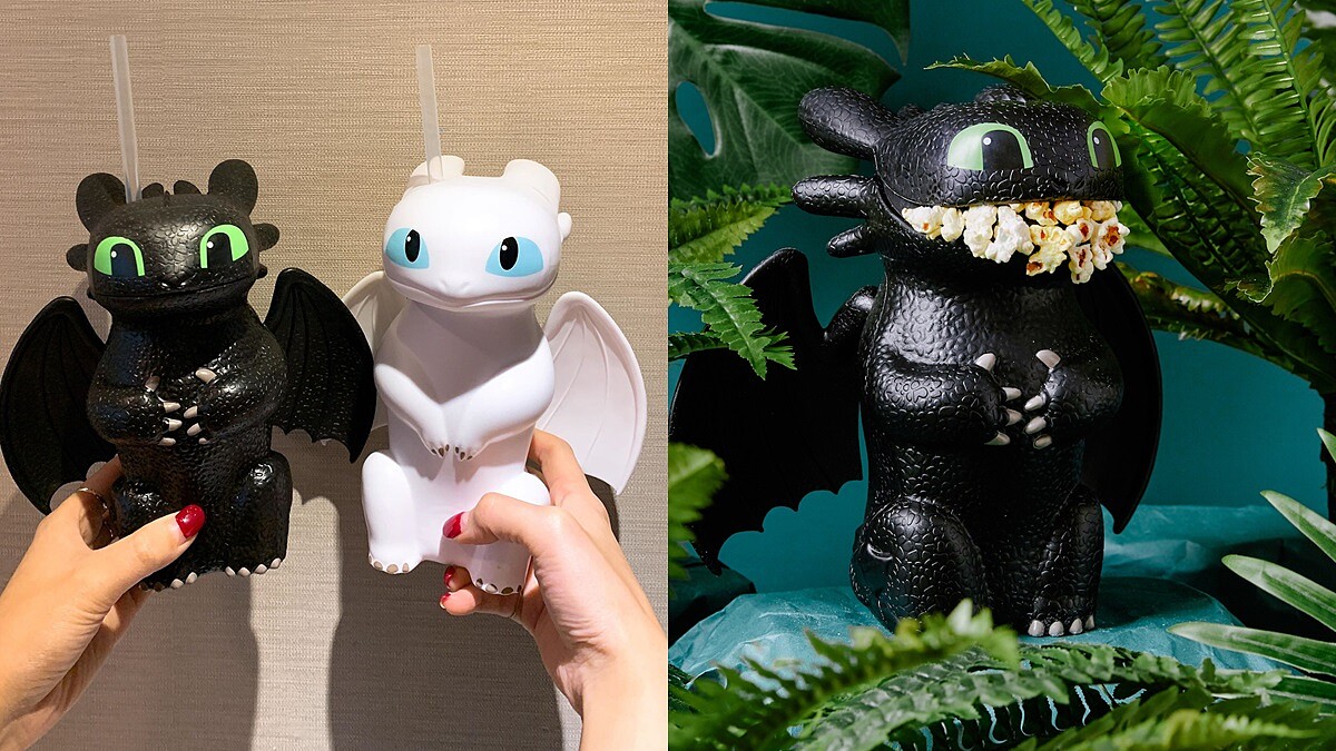 還有沒牙、光煞超可愛情人杯！威秀影城推出《馴龍高手3》限量造型爆米花桶