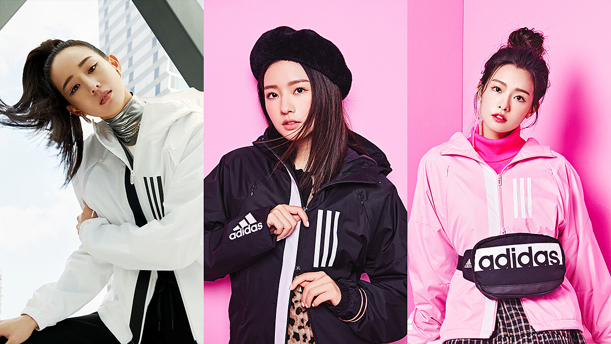 張鈞甯與陳語安的時尚完成度就靠它！從甜美、氣質到滿滿氣場，adidas 這件W.N.D.風衣夾克全都搞定！