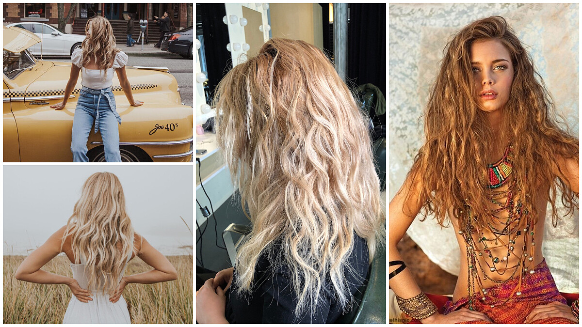 2019不敗髮型就是它！歐美IG時髦度破表的慵懶微捲髮，靠平板夾3步驟搞定