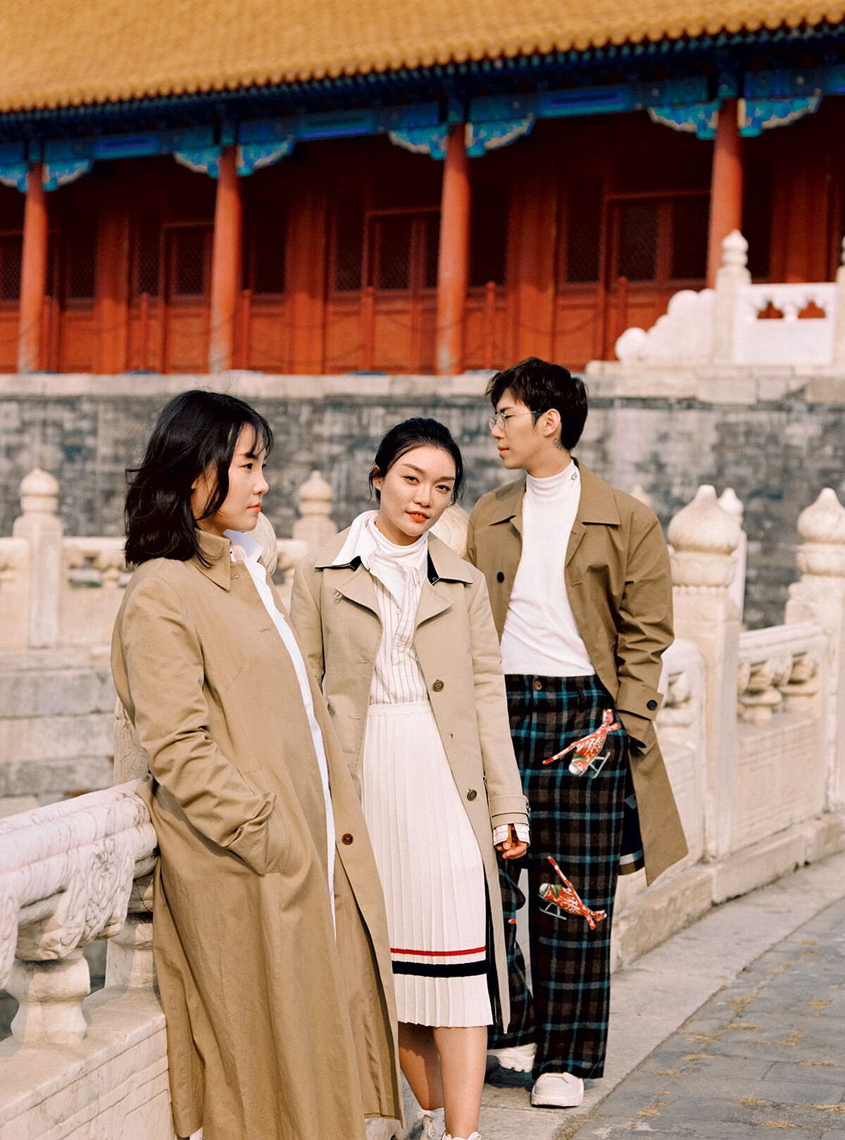 （由左至右：徐婕、劉瀟雨、龍梓嘉。）